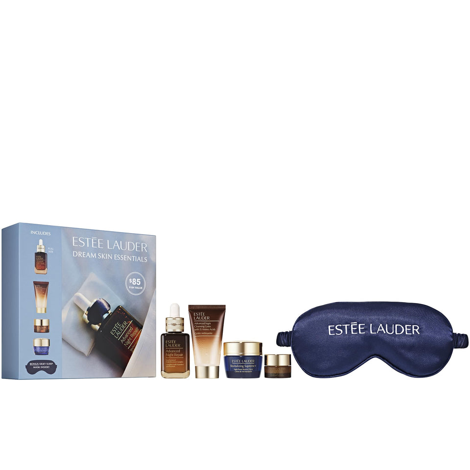 Estée Lauder full set front packaging showing all five products and gift-ready presentation