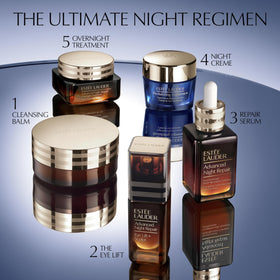 Estée Lauder jar held in hand to show 0.5 oz size and travel-friendly benefit