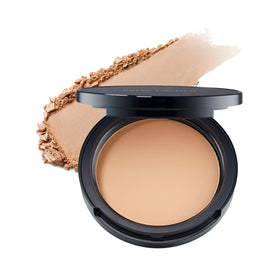 Estée Lauder front compact showing sleek packaging and convenient carry benefit