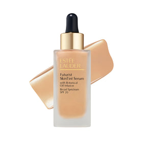Estée Lauder front packaging showing the Futurist Skin Tint and benefits