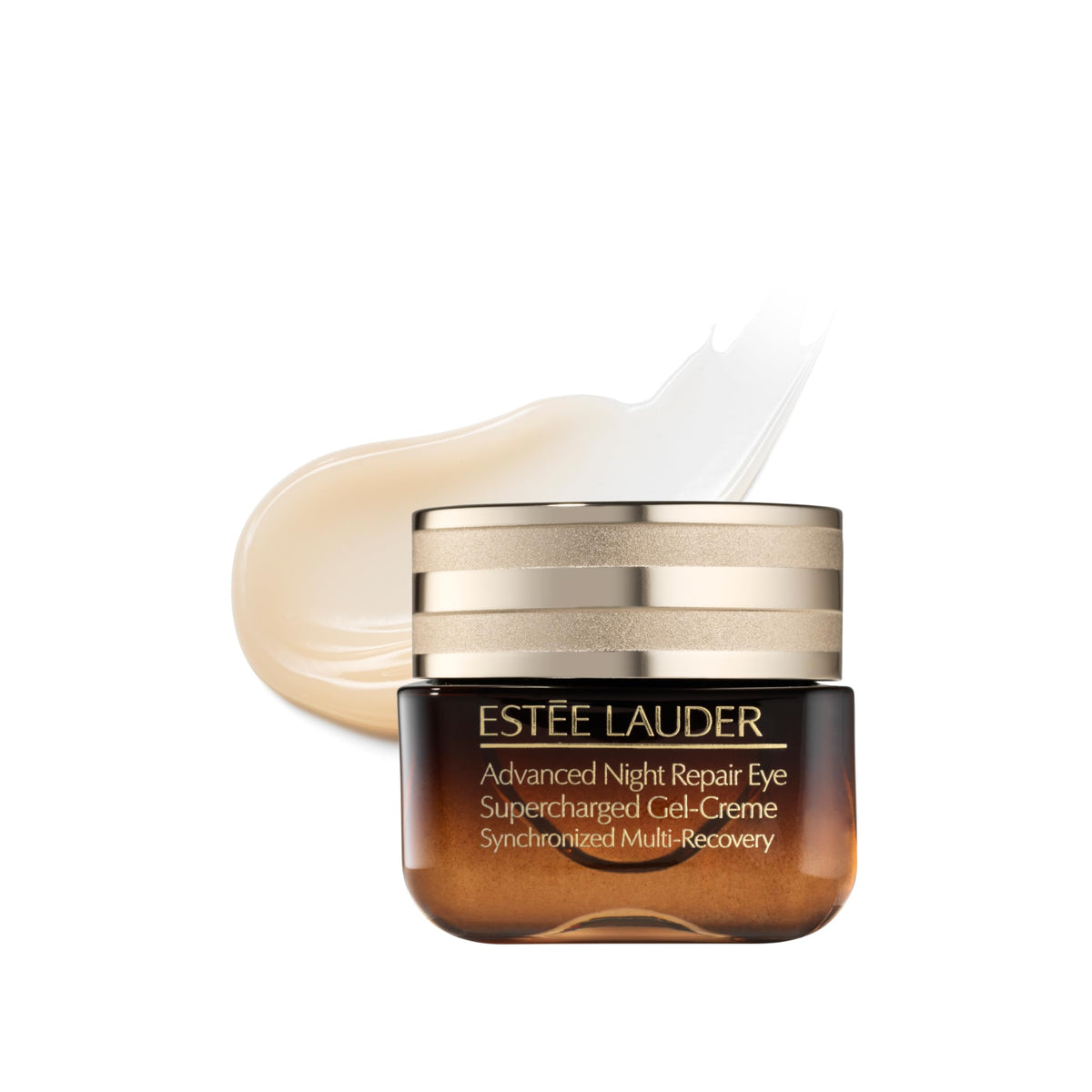 Estée Lauder front packaging jar showing product and elegant branding for instant recognition and trust