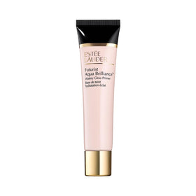 Estée Lauder front packaging of Aqua Brilliance primer showing product name and size benefits