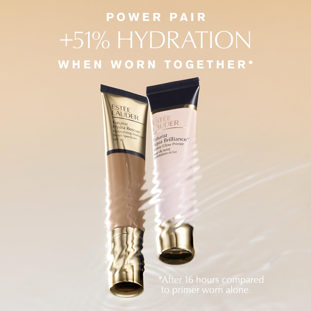 Estée Lauder close-up of gel-cream texture highlighting watery hydration and smooth finish