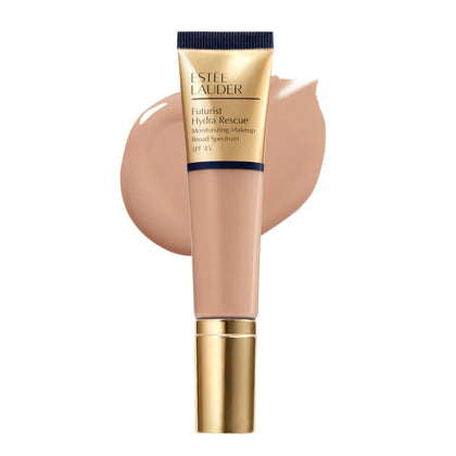 Estée Lauder Futurist front packaging showing bottle and label benefits