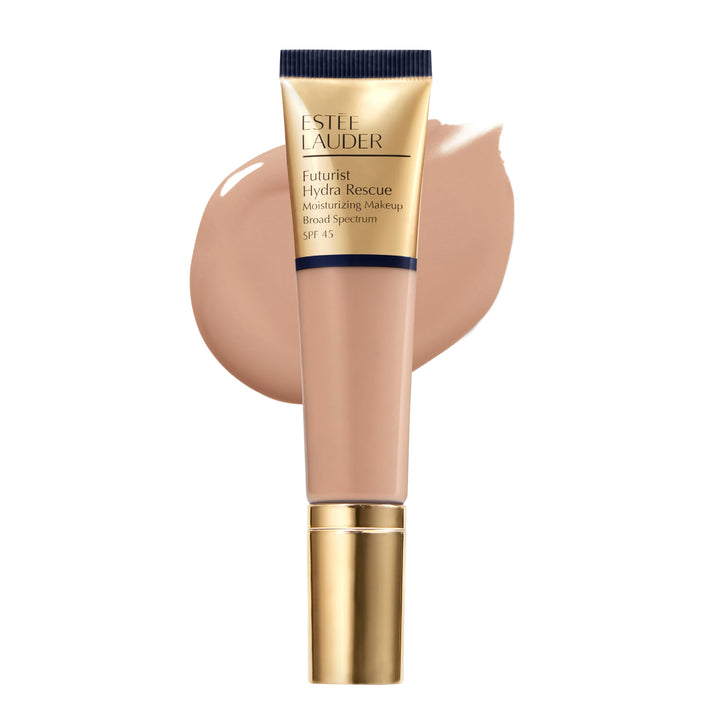 Estée Lauder Futurist front packaging showing bottle and label benefits