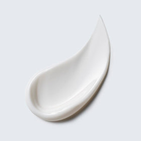 Estée Lauder cream applied on hand demonstrating gentle removal and softening effect