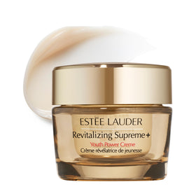 Estée Lauder jar front view showing elegant packaging and premium appeal