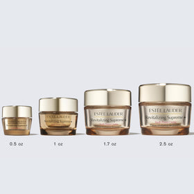 Estée Lauder jar on bathroom vanity styled to show daily skincare luxury and routine benefit