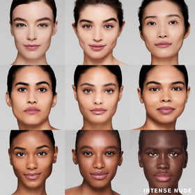 Estée Lauder lipstick applied on lips in lifestyle setting for wearable nude effect