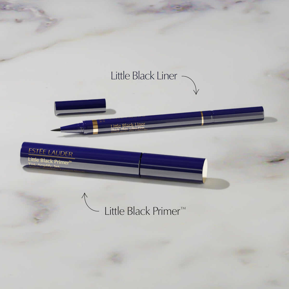 Estée Lauder Little Black Liner ultra-fine precision tip close-up for accurate lining