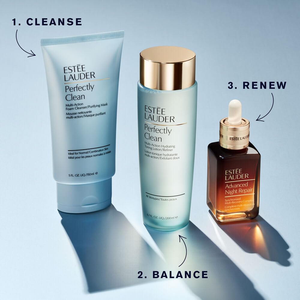 Estée Lauder lotion texture close-up illustrating smooth, hydrating formula benefit