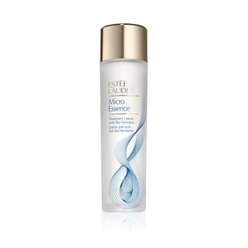 Estée Lauder Micro Essence front packaging showing bottle and label for effortless barrier support