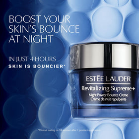 Estée Lauder jar in palm demonstrating travel-size convenience and proportion