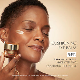 Estée Lauder close-up balm texture highlighting rich creamy finish for hydration