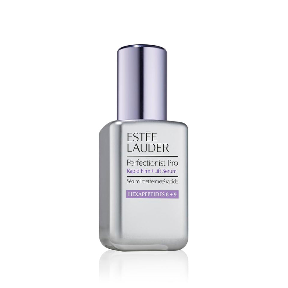 Estée Lauder bottle front view showing premium packaging and immediate lifting benefit