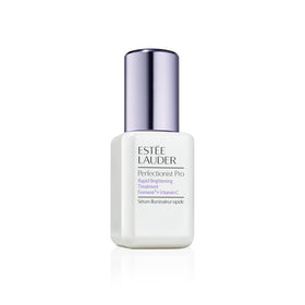 Estée Lauder front bottle view showing sleek packaging and professional benefit