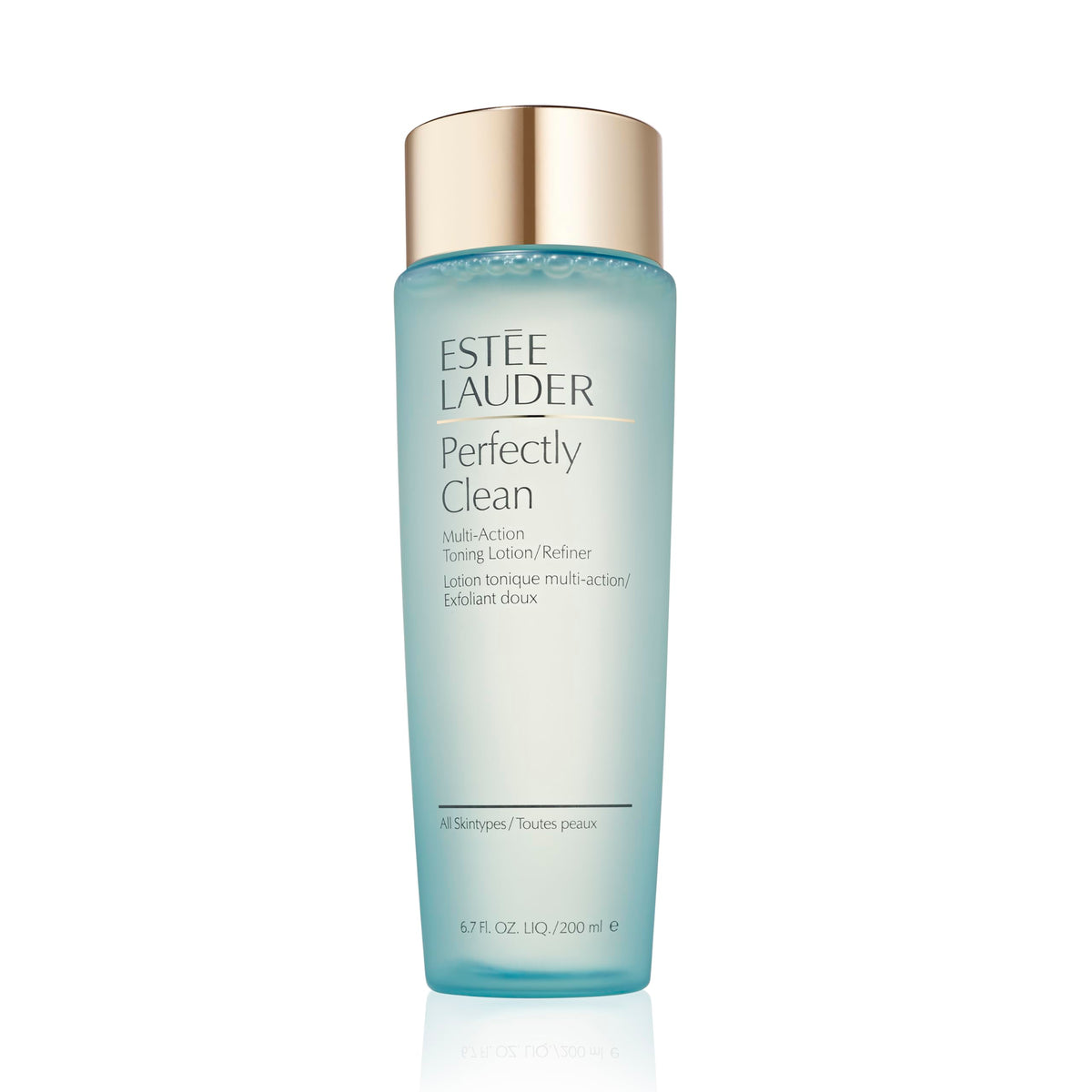 Estée Lauder front packaging showing product and volume, conveys clean hydration benefit