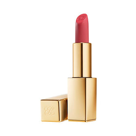 Estée Lauder front packaging showing gold case and shade label, luxurious gift-ready
