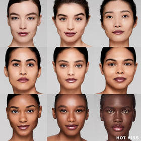 Estée Lauder lifestyle image of model wearing Hot Kiss for polished look