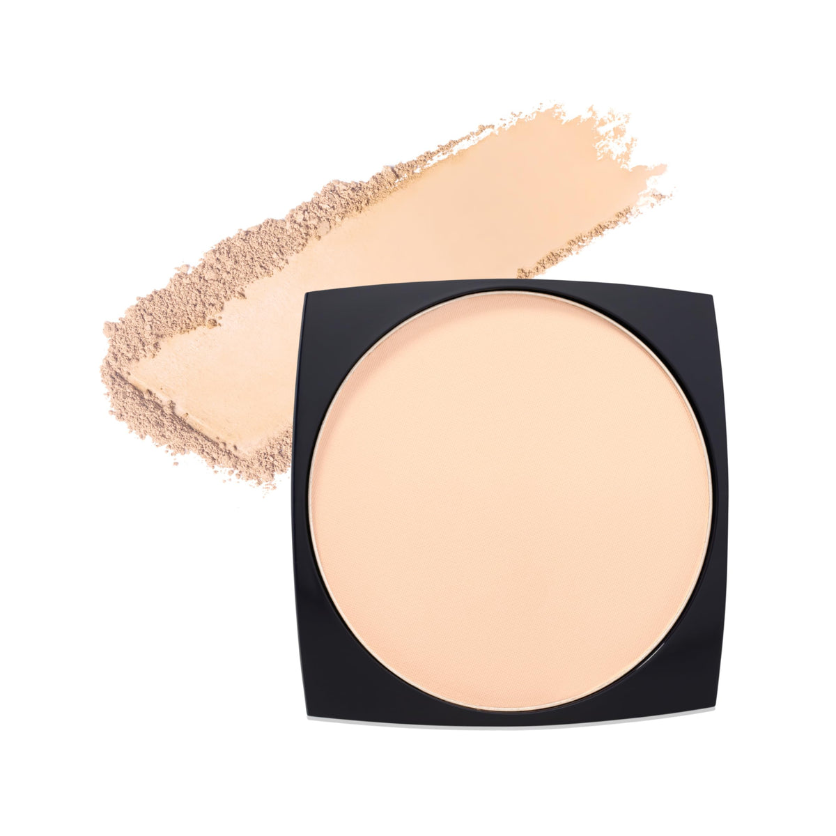 Estée Lauder refill front view showing shade 2C3 Fresco and compact compatibility benefit