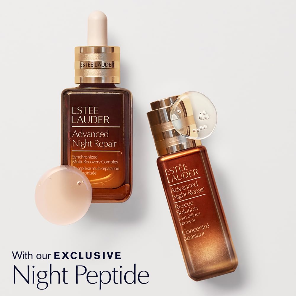 Estée Lauder Rescue Solution in hand to show 0.68 fl oz size and travel-friendly convenience