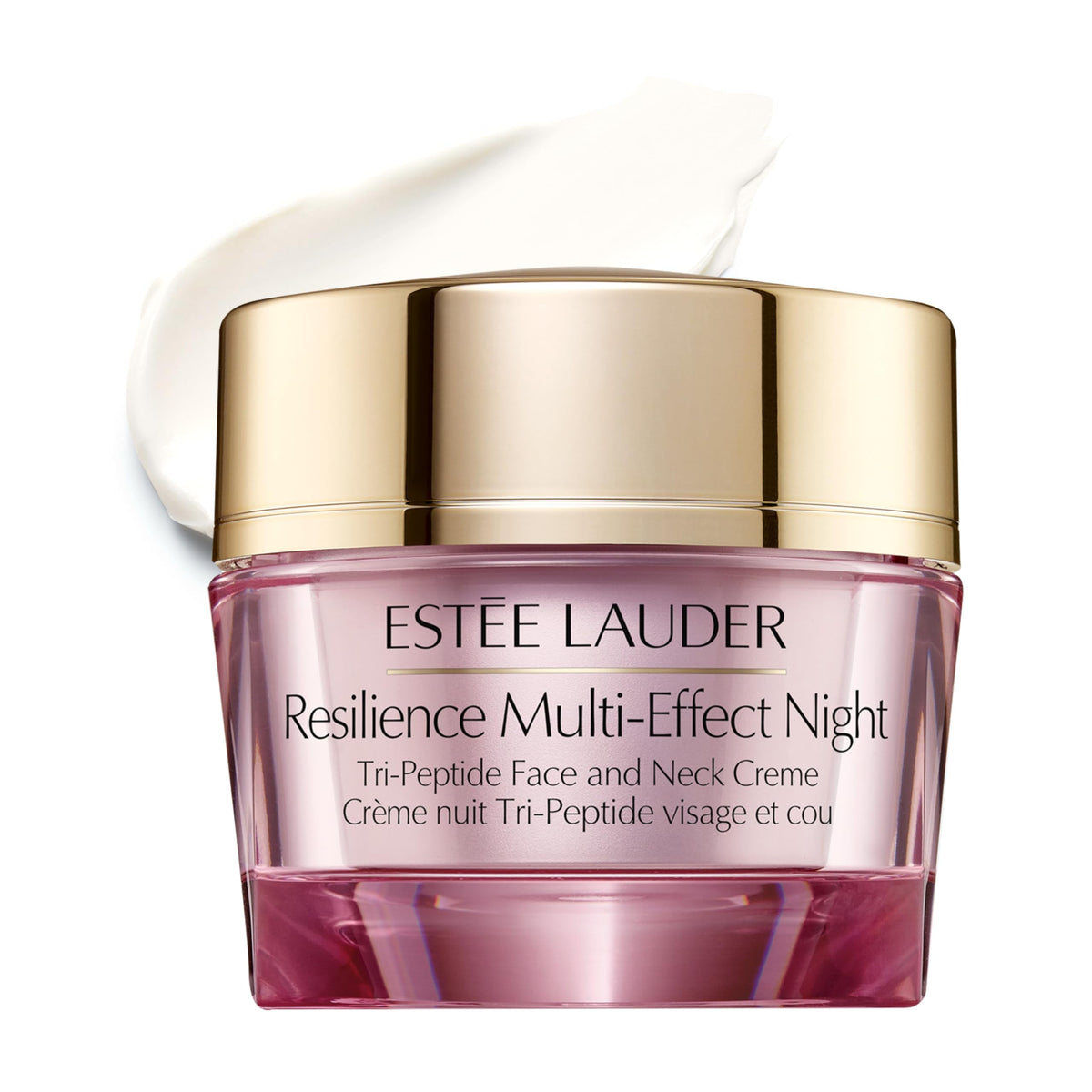 Estée Lauder jar front view showing packaging and luxurious night cream benefits