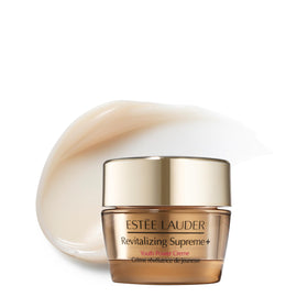 Estée Lauder jar front view showing travel-size packaging and convenience