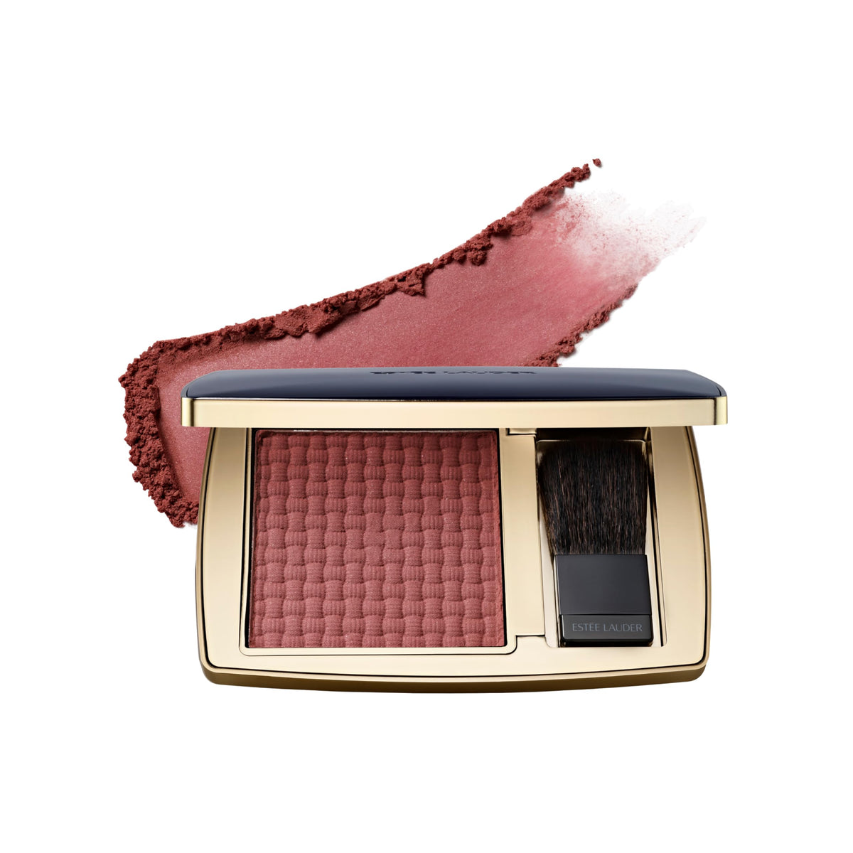 Estée Lauder front compact showing dual shades and refillable case for versatile contouring
