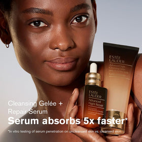 Estée Lauder Advanced Night Repair serum dropper dispensing hydrating formula