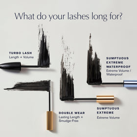 Estée Lauder lifestyle image showing long-lasting dramatic lashes