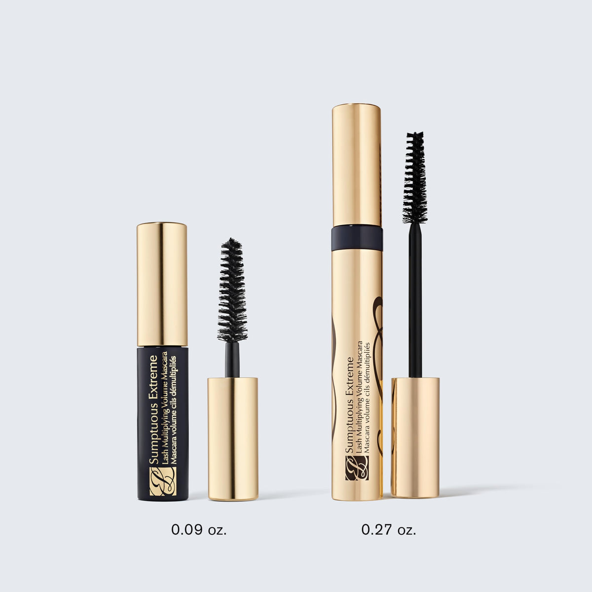Estée Lauder open tube showing BrushComber Extreme bristles for precision
