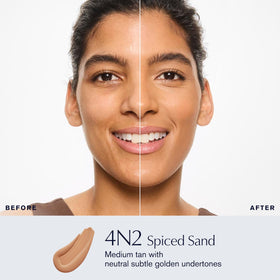Estée Lauder texture close-up highlighting lightweight, breathable finish benefit