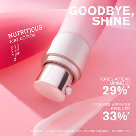 Estée Lauder airy lotion texture on hand showing lightweight, fast absorption