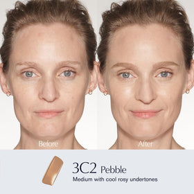Estée Lauder creamy-serum texture close-up showing lightweight hydration