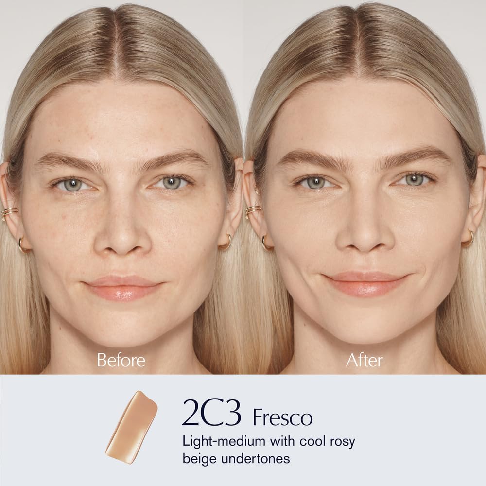 Estée Lauder tube nozzle detail for precise application and minimal waste