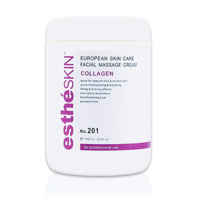 estheSKIN front jar 1000ml showing professional size and clear labeling for salons