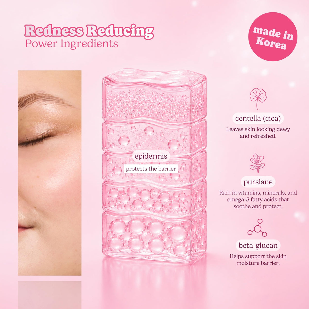 ESW Beauty serum on mask showing concentrated hydration without dripping