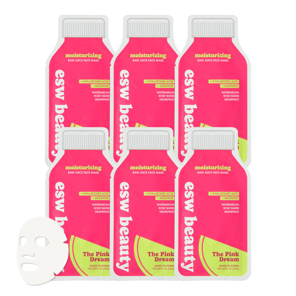 ESW Beauty front packaging showing six-pack and benefits
