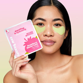 ESW Beauty hand holding patch to show size and travel convenience