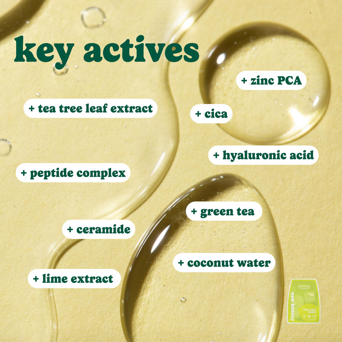 ESW Beauty biocellulose material close detail highlighting superior absorption