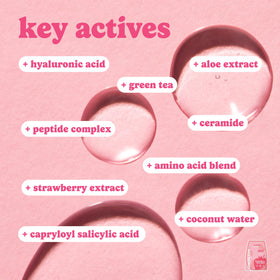 ESW Beauty masks flatlay with fruits conveying natural extracts and freshness