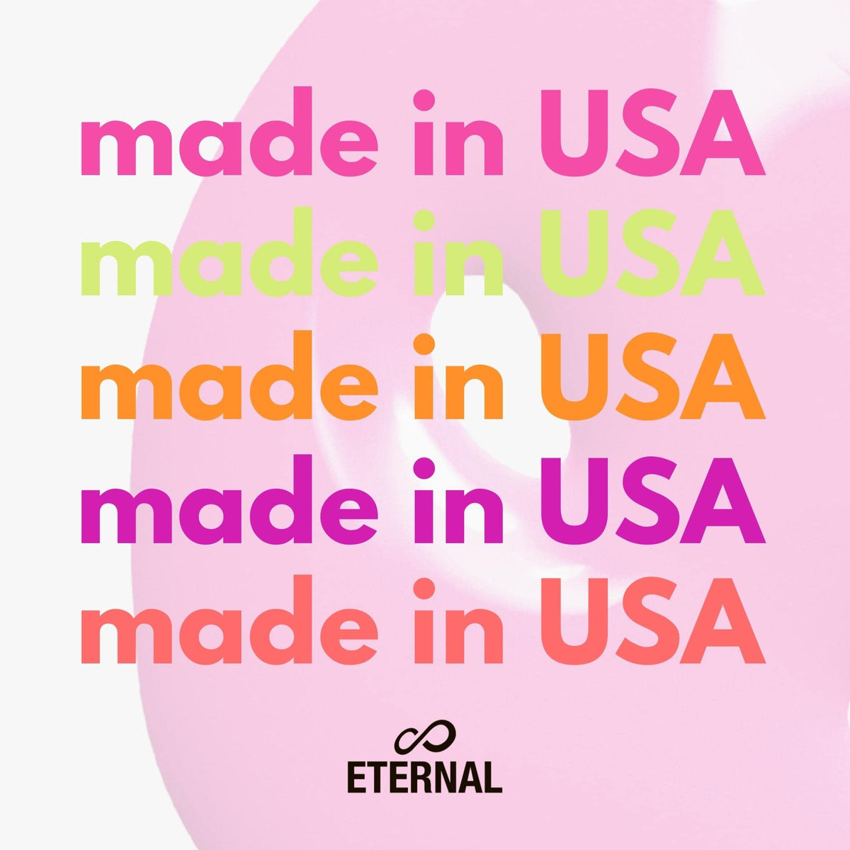 Eternal festival-style nails in lifestyle scene conveying playful, eye-catching color