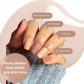 Eternal brand four shades flatlay showing color range for outfit matching