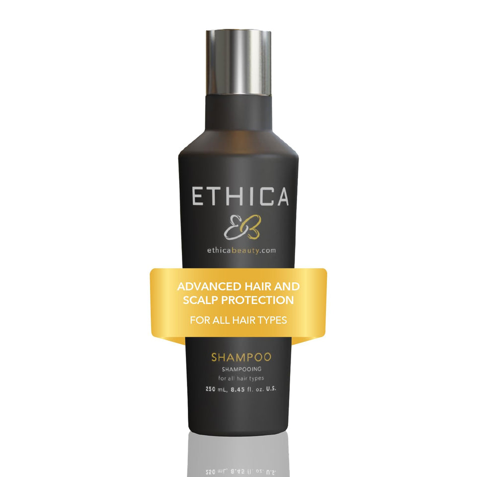 Ethica Beauty front packaging showing product and benefits