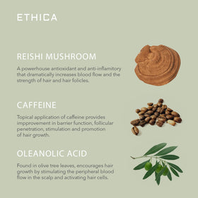 Ethica Beauty ingredient blend with botanicals highlighting anti-aging nutrient benefits