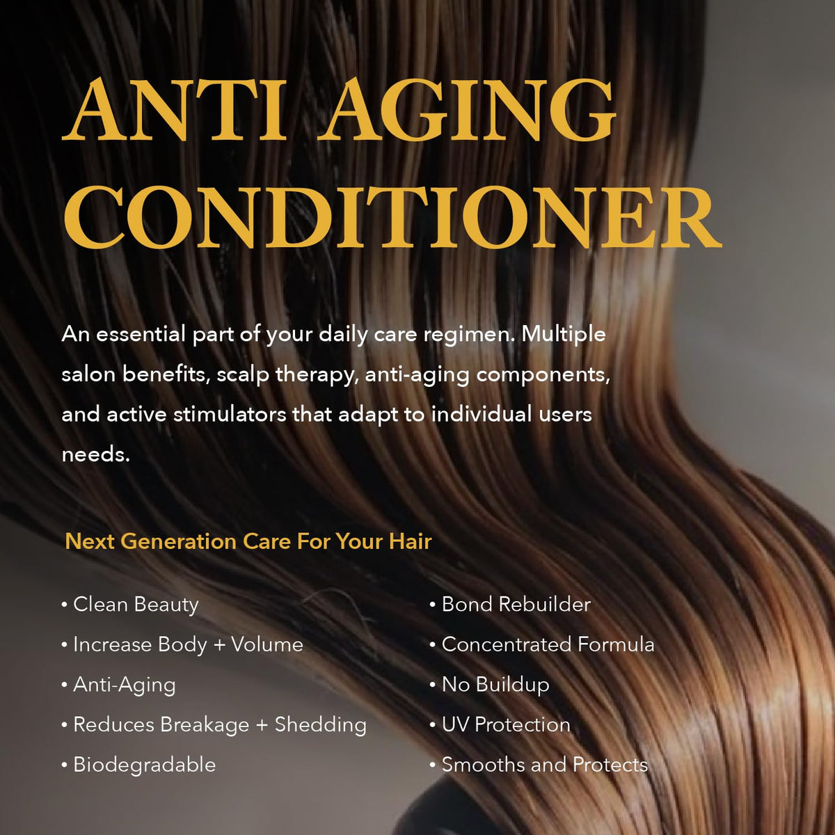 Ethica Beauty creamy conditioner texture poured to show smooth hydration