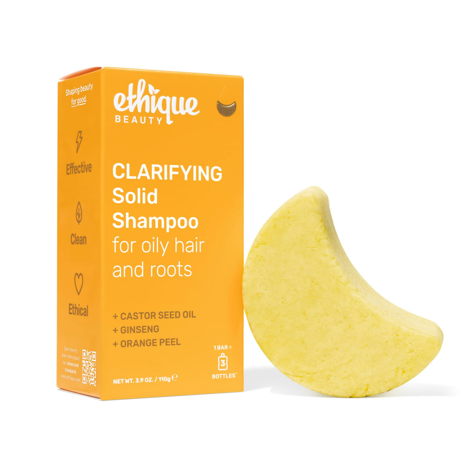 Ethique front packaging showing bar and plastic-free benefit