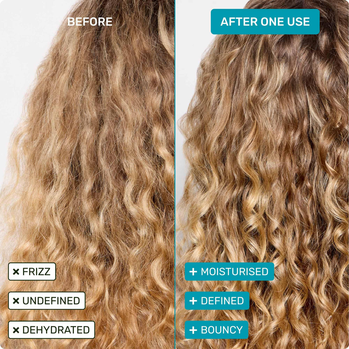 Ethique curl-defining conditioner paired with shampoo for routine benefit