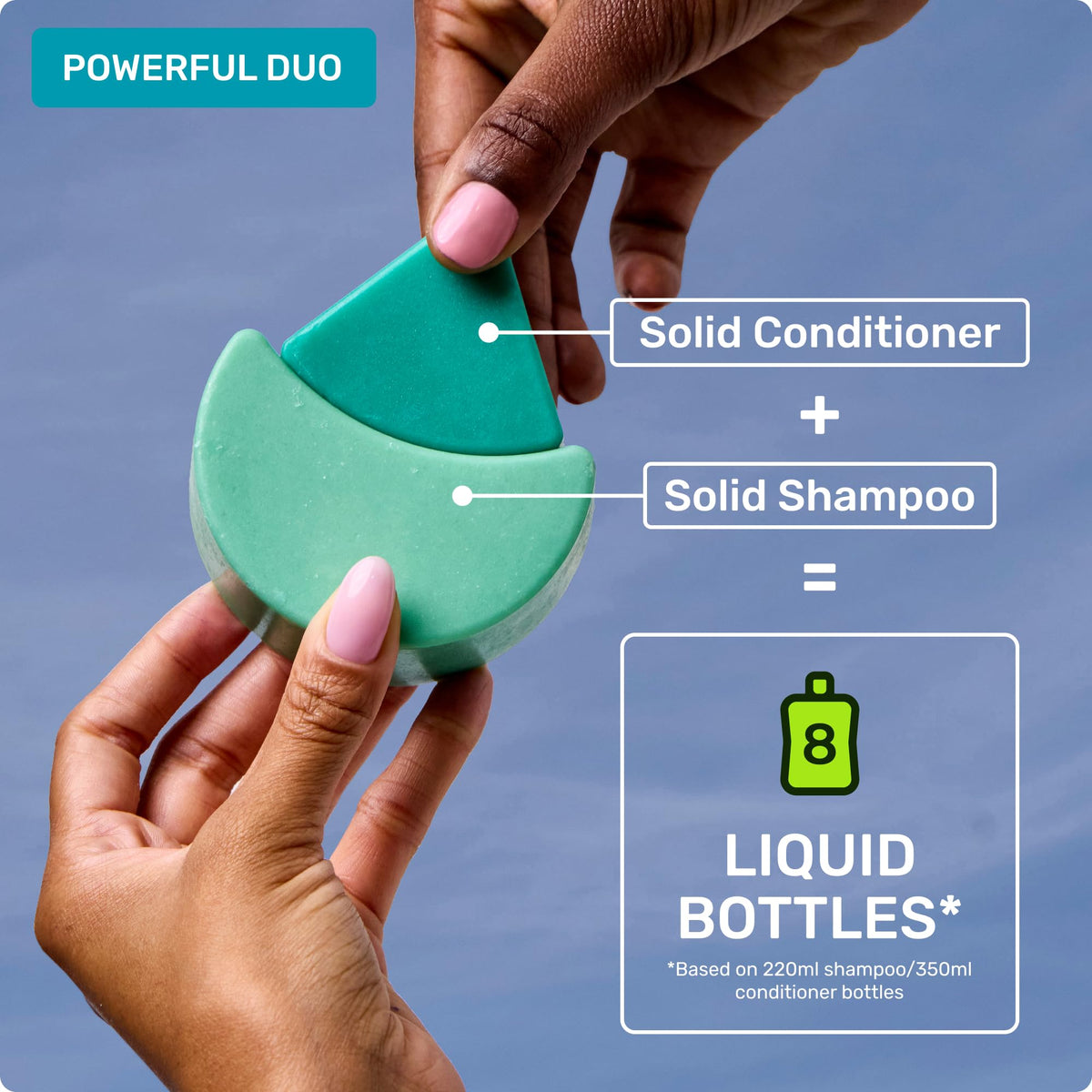Ethique conditioner inside travel pouch ready for adventure convenience