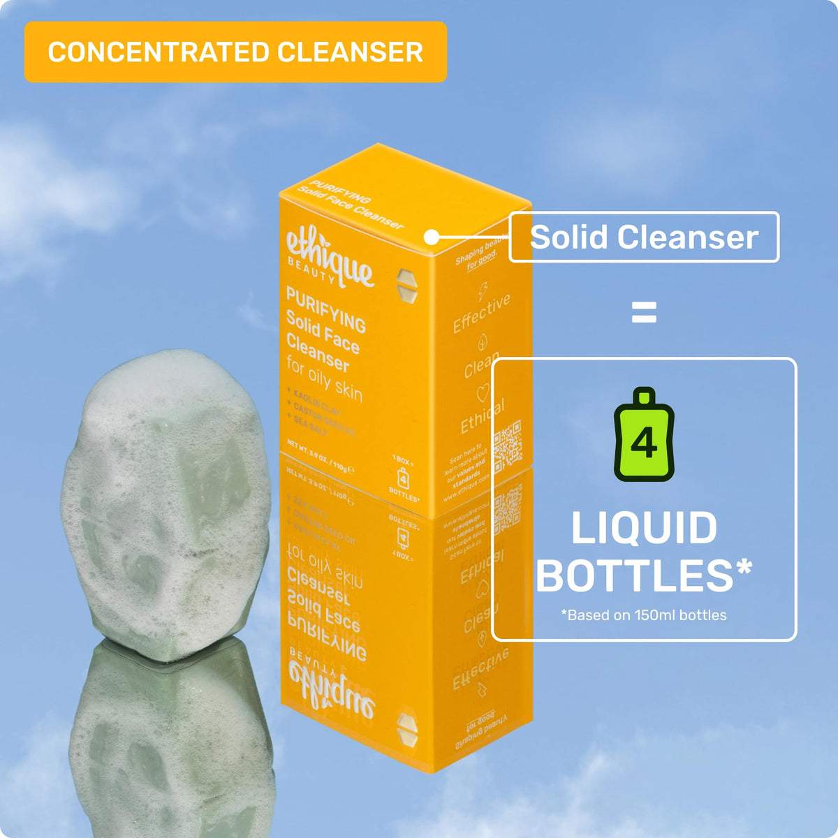 Ethique bar alongside travel essentials illustrating TSA-friendly, spill-free benefit